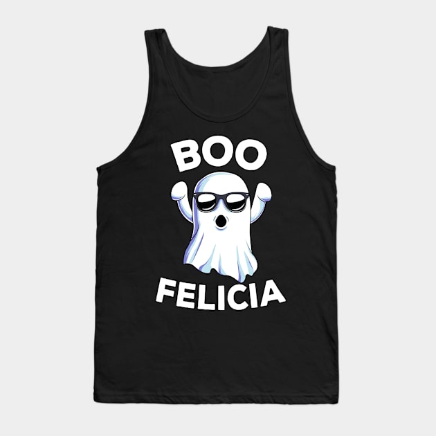 Boo Felicia Funny Halloween Costume Tank Top by HCMGift